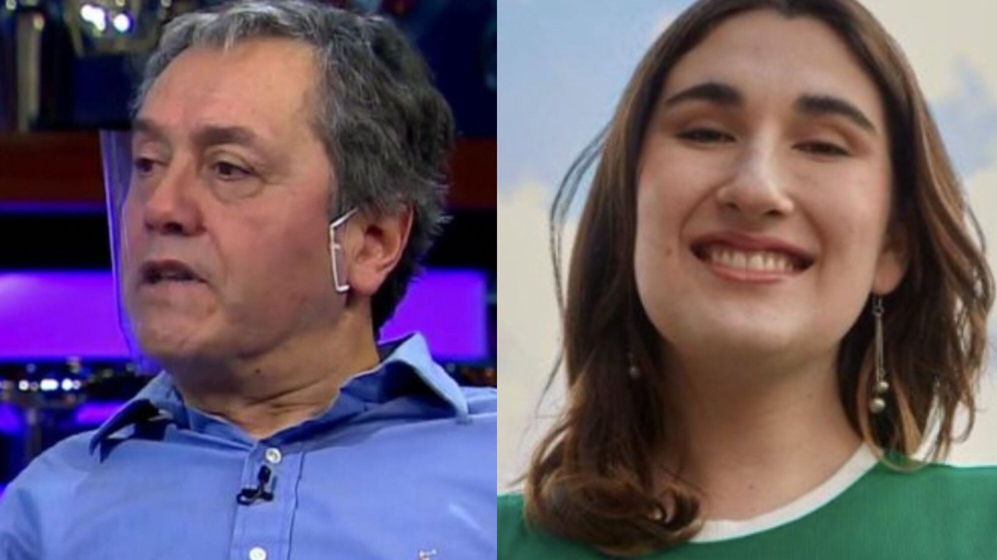 Claudio Reyes y Emilia Schneider | Captura
