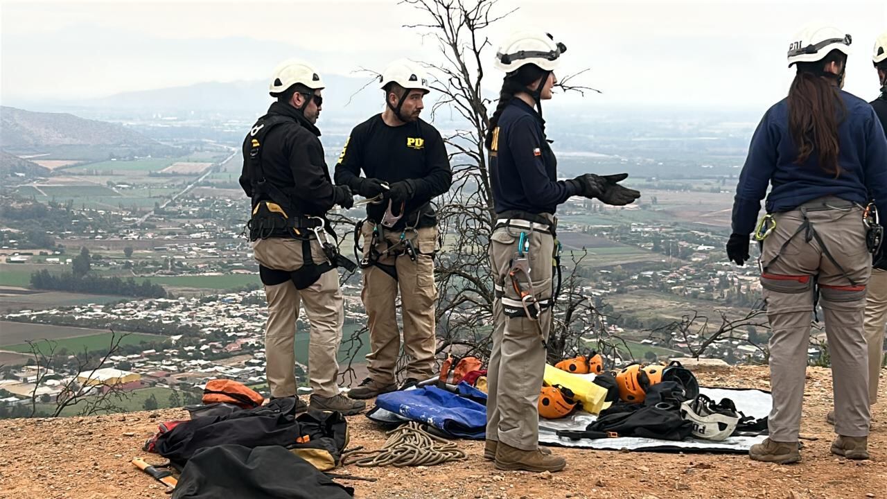 PDI en Cuesta Barriga | Fuente: X de @PDI_CHILE