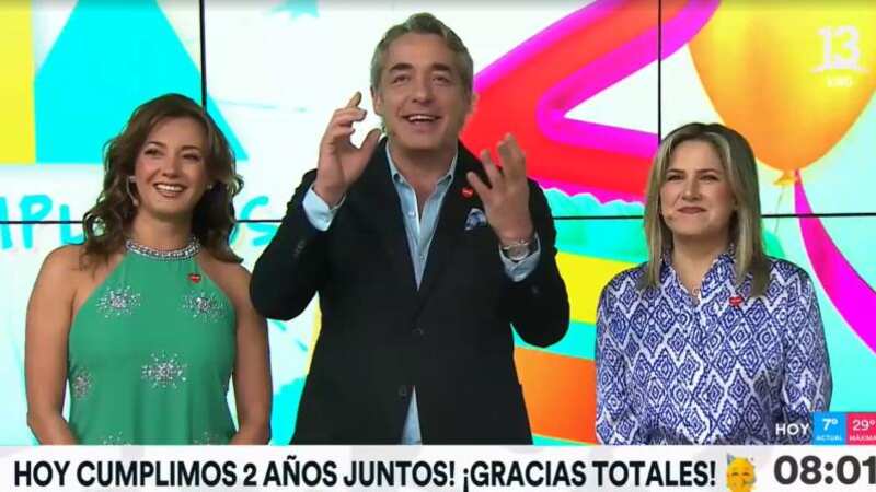 José Luis Repenning, Priscilla Vargas y Michelle Adam