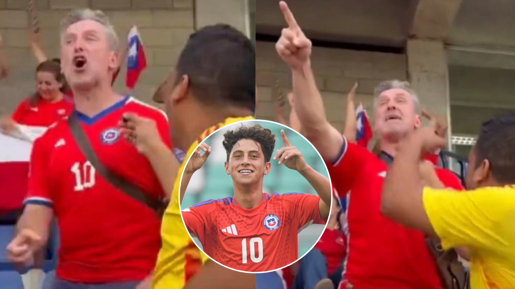 “Ese es mi hijo, conche…”: El épico festejo del padre de Zidane Yáñez tras su gol ante Argentina