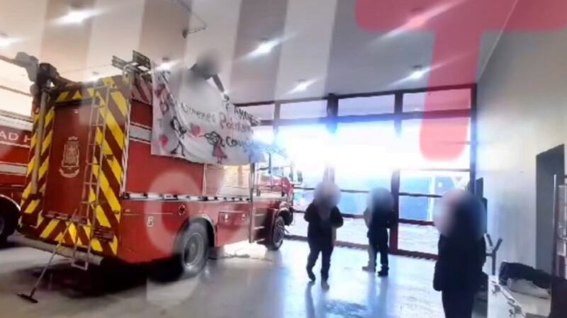 Bombero de Talca | Fuente: Radio FM+ de Talca