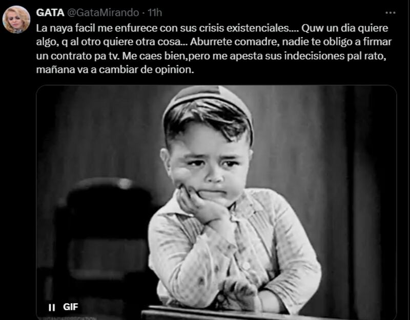 Reacciones a baja de Naya Fácil de "Ganar o Servir"