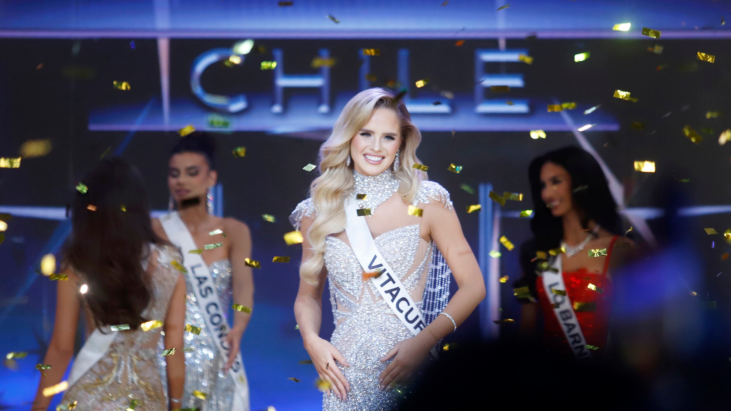 Inna Moll en Final Miss Universo Chile 2025 | Gentileza: Canal 13