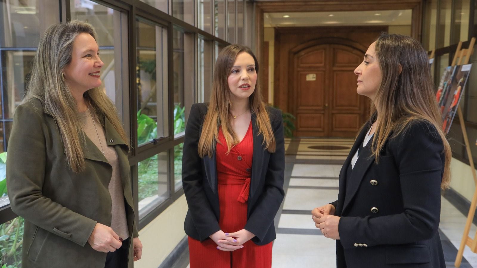 Diputadas Catalina del Real, Camila Flores y Carla Morales