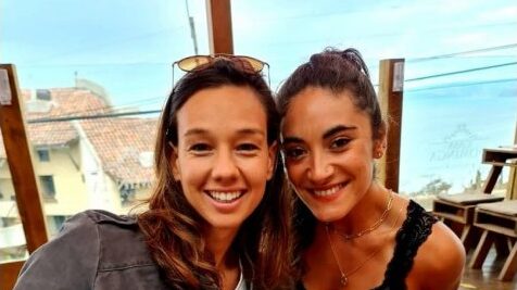 Christiane Endler junto a Sofía Orozco