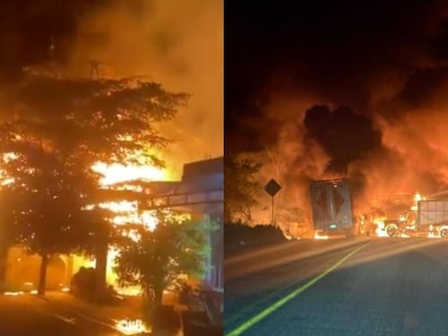 Bloqueos continúan en Jalisco luego del abatimiento de Nemesio Oseguera Cervantes, “El Mencho”