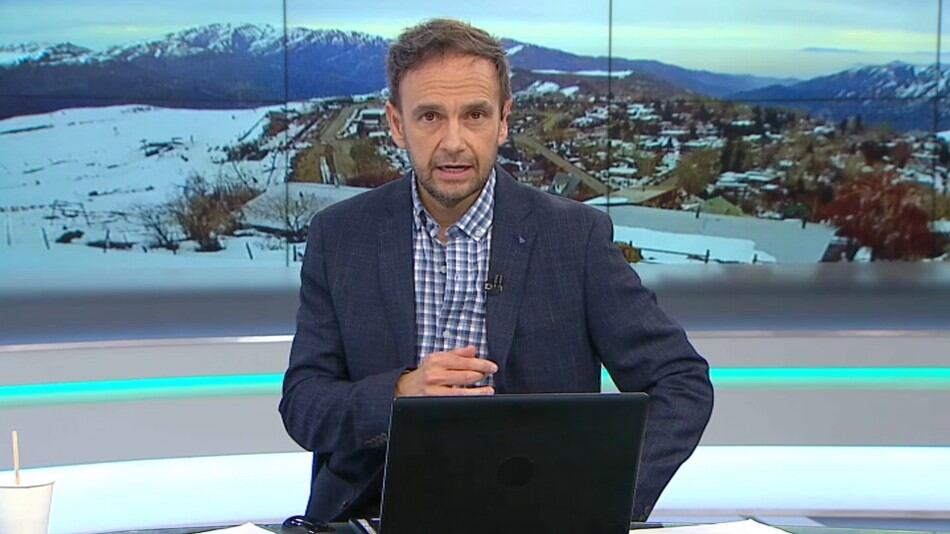 Rodrigo Sepúlveda durante un nuevo "Meganoticias Alerta"