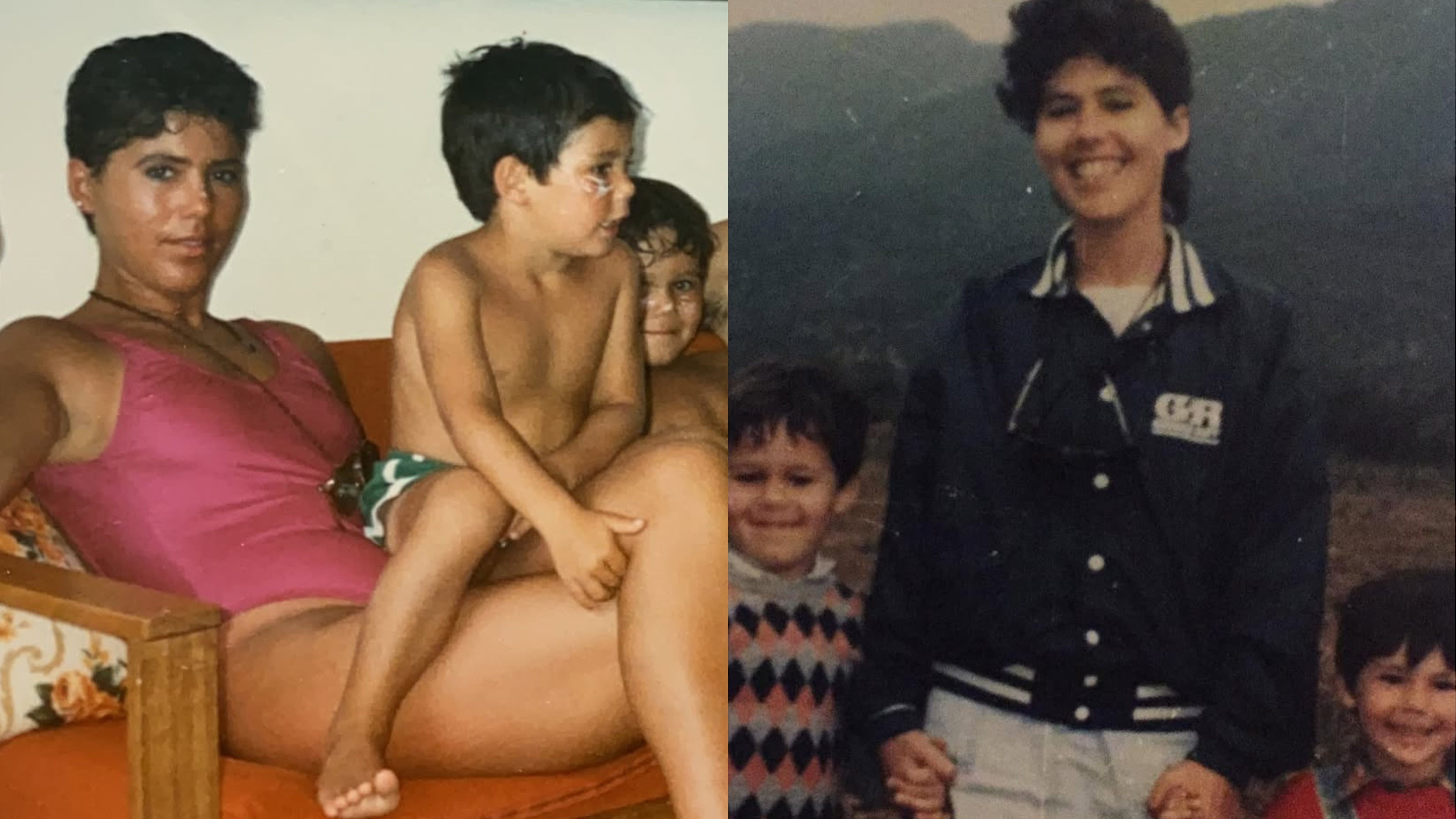 Eduardo de la Iglesia y su madre