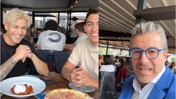 A días de regresar al país, tras su proceso de internación en México producto de excesos con la bebida, el periodista Fernando Solabarrieta retomó las redes sociales para mostrar su día a día. Fue así como durante el fin de semana disfrutó de la buena mesa junto a su familia.
“Chicos, el miércoles llega Maite, estamos todos esperándola”, mencionó el periodista con entusiasmo, evidenciando la felicidad que experimenta al reunirse nuevamente con su esposa Ivette Vergara e hijos.
Pero, en otra historia, desde otro restaurante mostró el divertido troleo que realizaban sus hijos Iñaki y Nicolás que lo molestaban, aparentemente, por su paso en el país azteca. Todo en medio de las risas.
Fue cuando Fernando Solabarrieta grababa una historia para su Instagram cuando explicó el por qué de las risas de sus hijos.
“Y almorzando como todos los domingo en la segunda casa”, dijo mientras mostraba a Iñaki saludando a la cámara y a Nicolás quien no aguantaba las risas.
Hasta que finalmente, el periodista explicó el por qué.
“Se ríen porque estoy tembleque, no sé por qué...feliz domingo para todos”, dijo entre risas, haciendo relación a los movimientos del cuerpo cuando sienten el deseo de hacer ¡salud!.
Puro amor con Ivette Vergara
Fue en abril que salió a la luz que Fernando Solabarrieta estaba internando en México tratando el consumo de alcohol. Esto, luego que se perdiera el rastro del comunicador, quien estuvo desaparecido en redes sociales durante meses.
Fue en el programa “Sígueme y te sigo” donde Mauricio Israel contó que fue el hermano de Fernando quien lo ayudó a ingresar al recinto de rehabilitación.
Posteriormente, tras tiempo sin saber de él y con sospechas de un quiebre matrimonial, reapareció en Instagram junto a Ivette Vergara, coincidiendo con el tiempo que habría sido dado de alta de su tratamiento.