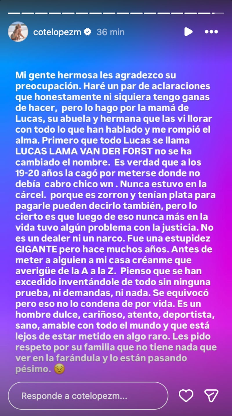 Historia de Coté López | Fuente: Instagram @cotelopezm