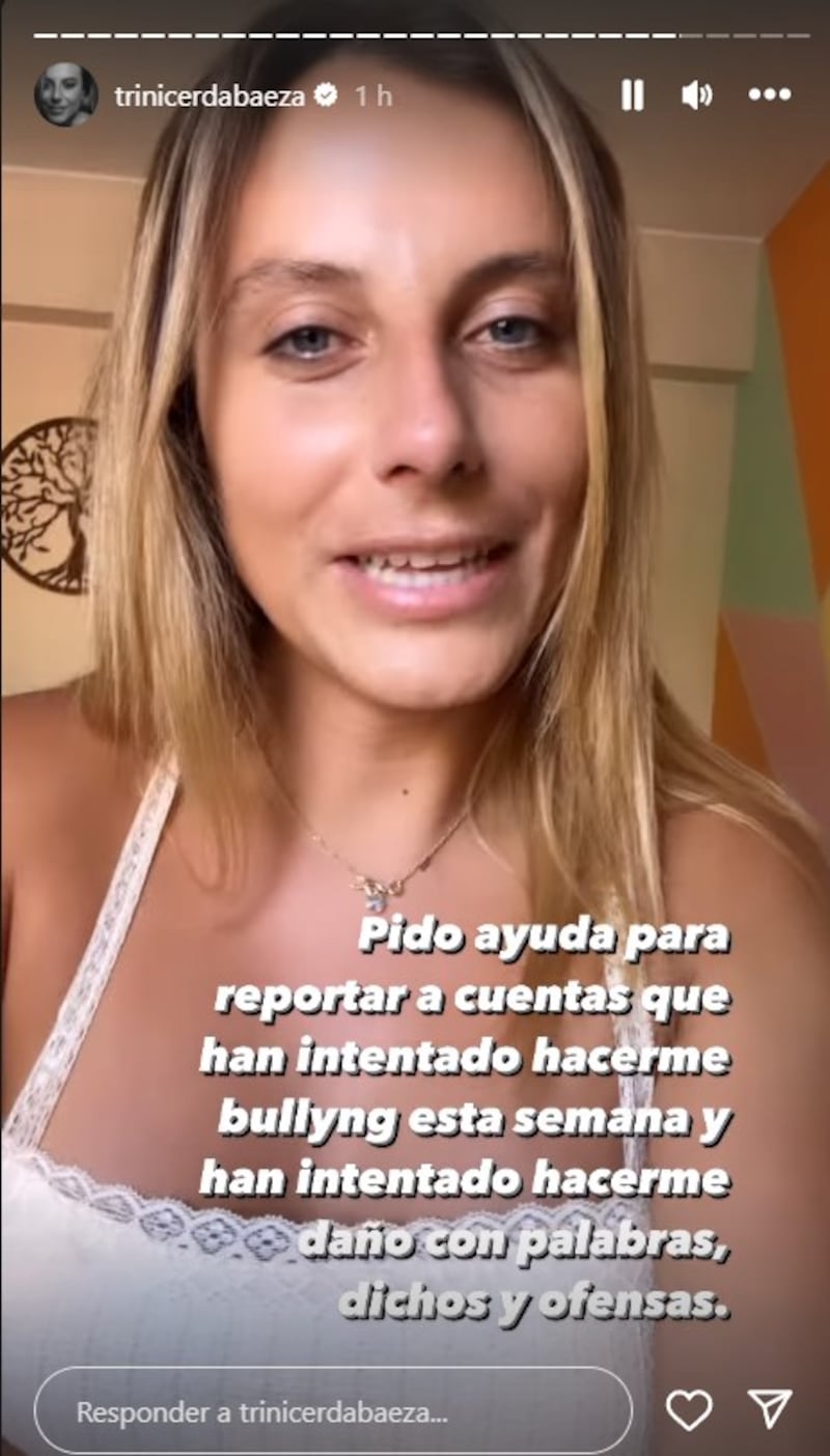 Historias de Instagram de Trinidad Cerda