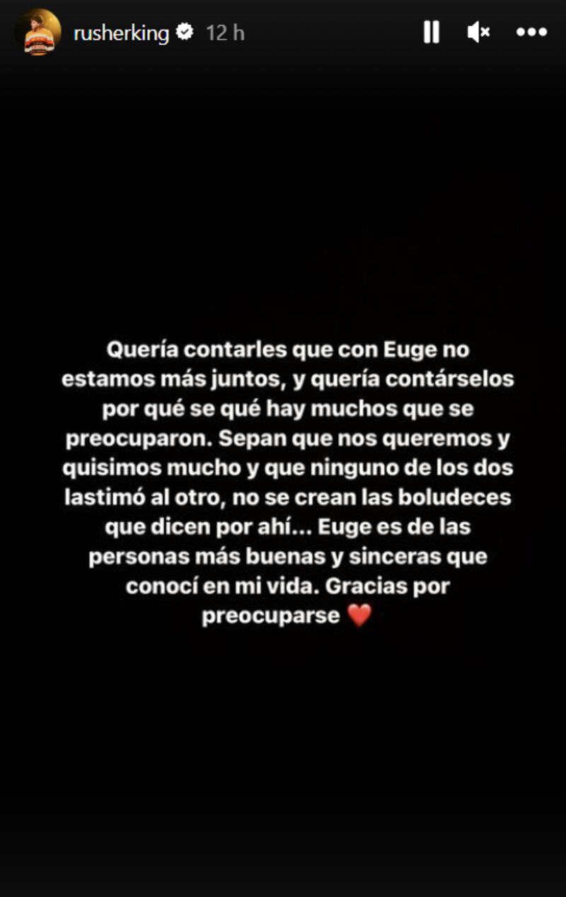 Historia de Rusherking | Instagram