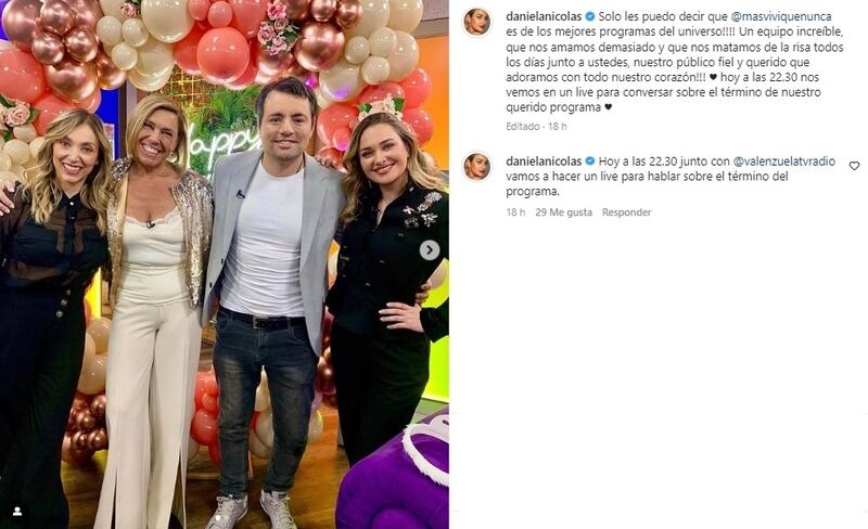 La Miss Chile habló en el Live de Sergio Rojas del abrupto final para "Más Vivi que nunca".