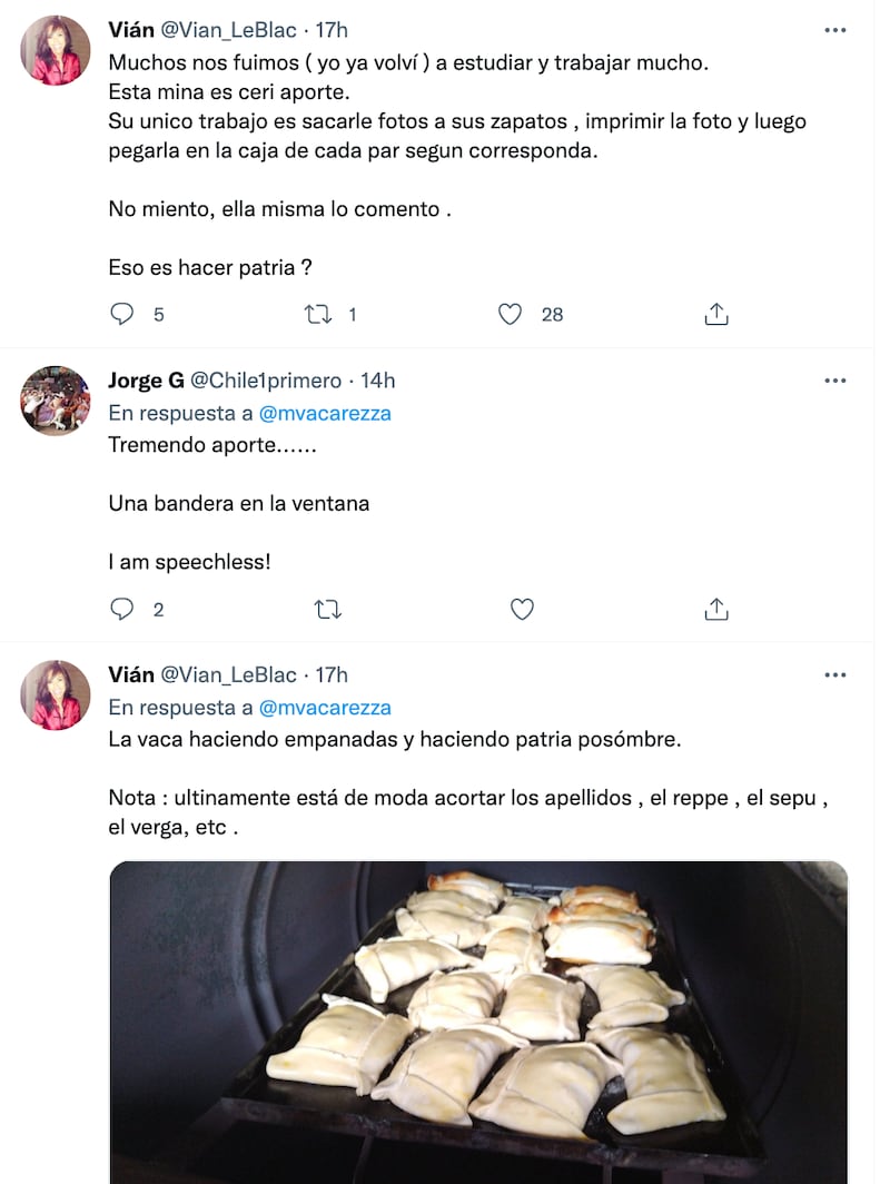 Marcela Vacarezza debió bloquear a usuarios de Twitter