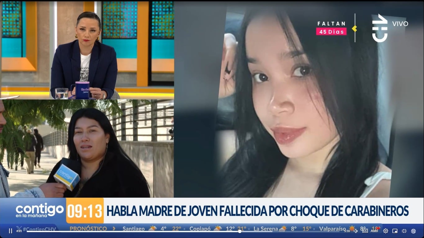 Madre de joven fallecida en choque con excarabineros pide ayuda para repatriar cuerpo: “Nadie del Gobierno se me ha acercado”