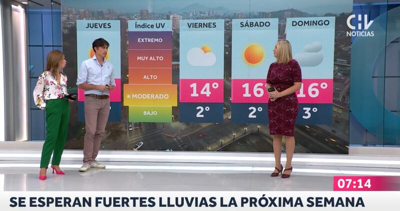 Lluvias en la zona central