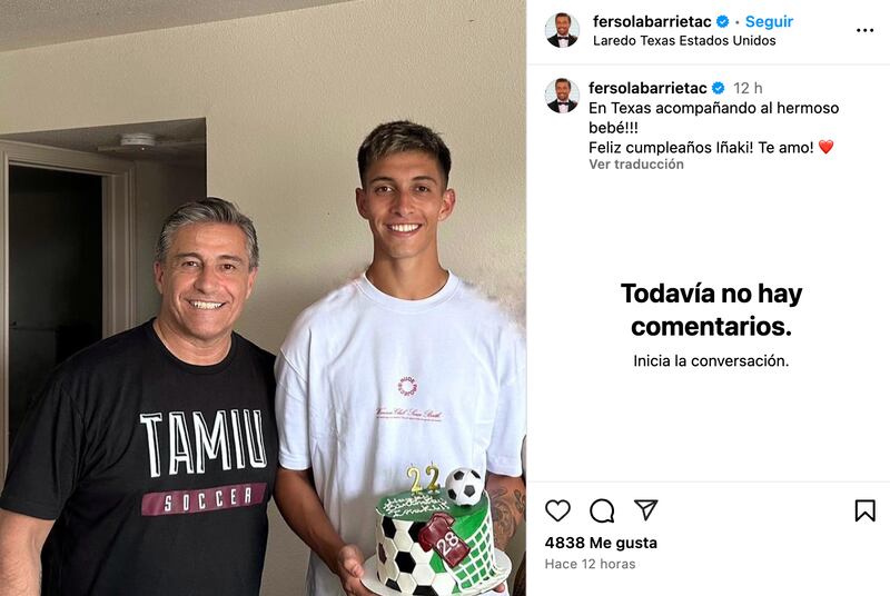 Fernando Solabarrieta e Iñaki Solabarrieta | Captura: Instagram