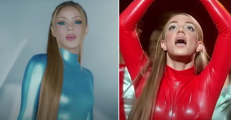 Shakira toma inspiración de la 'Princesa del Pop' para su look en 'TQG' junto a Karol G