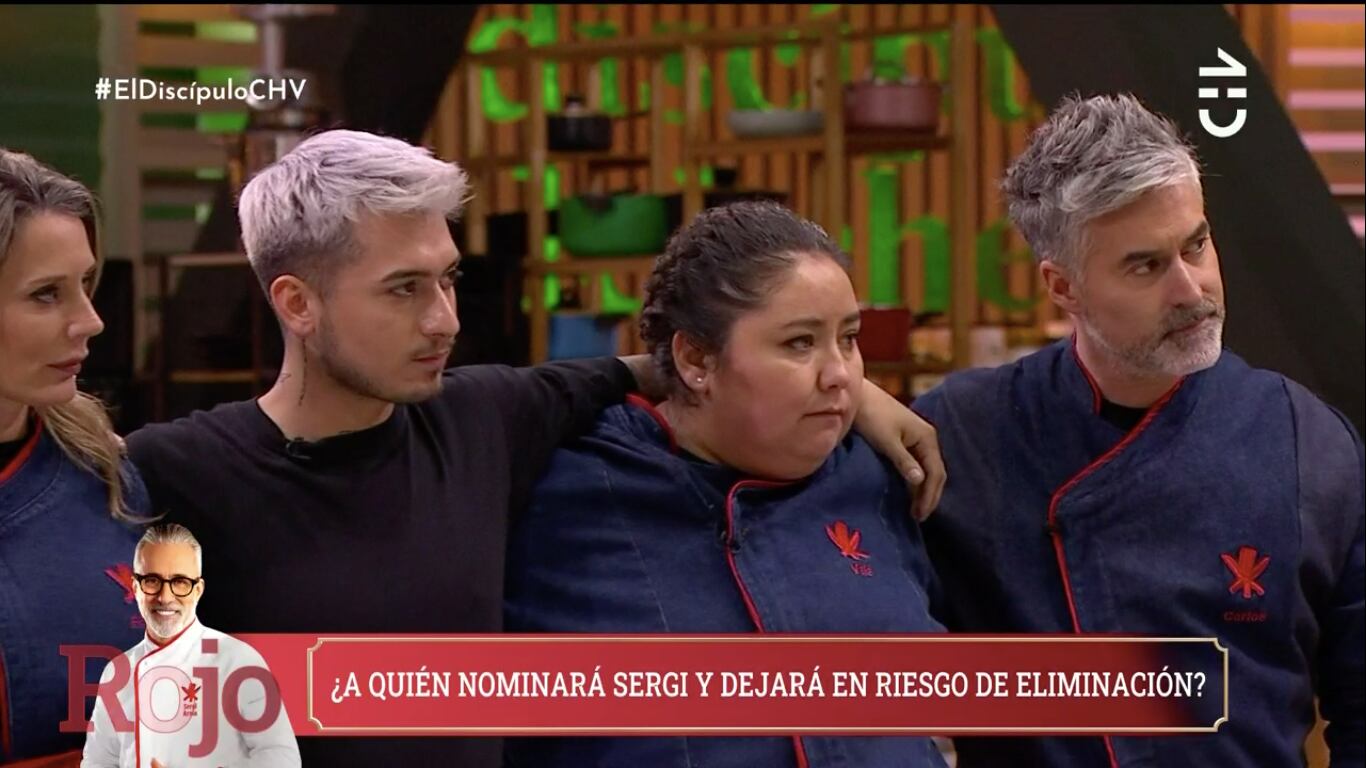 Equipo Rojo en “El Discípulo del Chef” | Captura: CHV