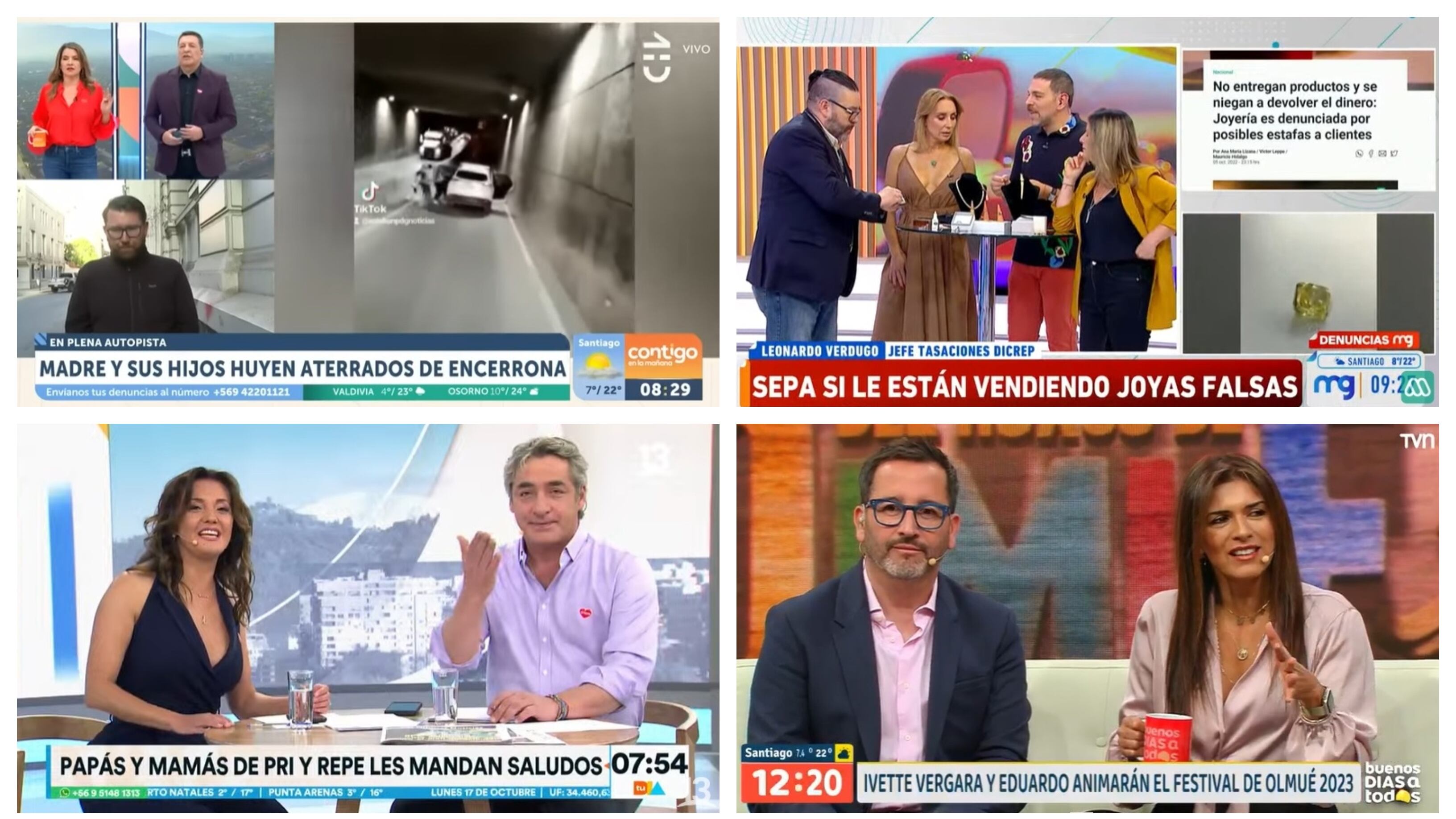 El debut de la dupla Repenning-Vargas en Canal 13 y el arribo de Eduardo Fuentes a la animación del "Buenos días a todos" estrecharon los números del rating de este lunes en los programas matinales.