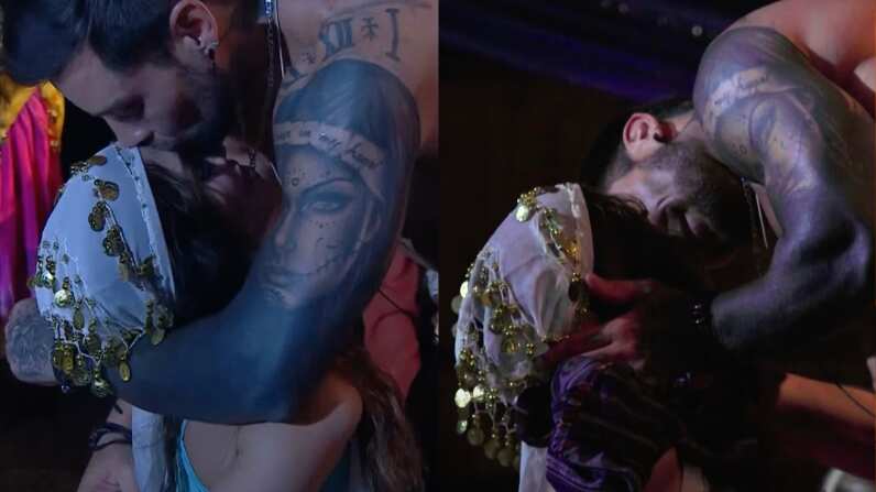 Luis Mateucci y Daniela Colett | Captura: Canal 13