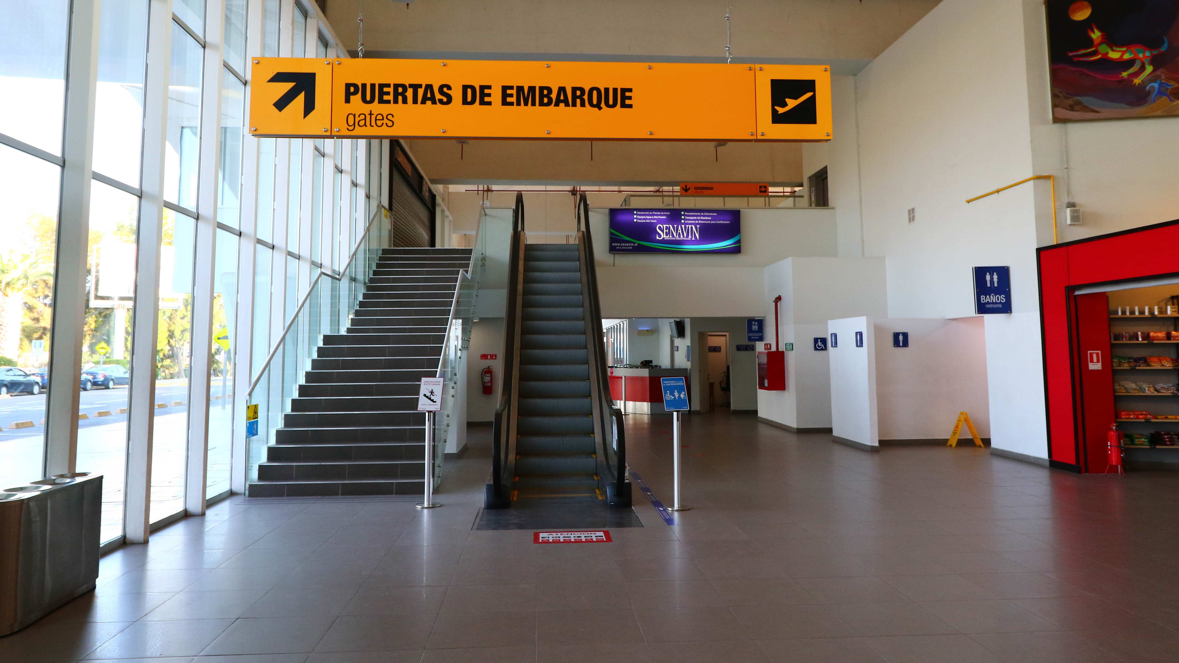 El aeropuerto de Antofagasta tuvo que suspender sus operaciones este jueves