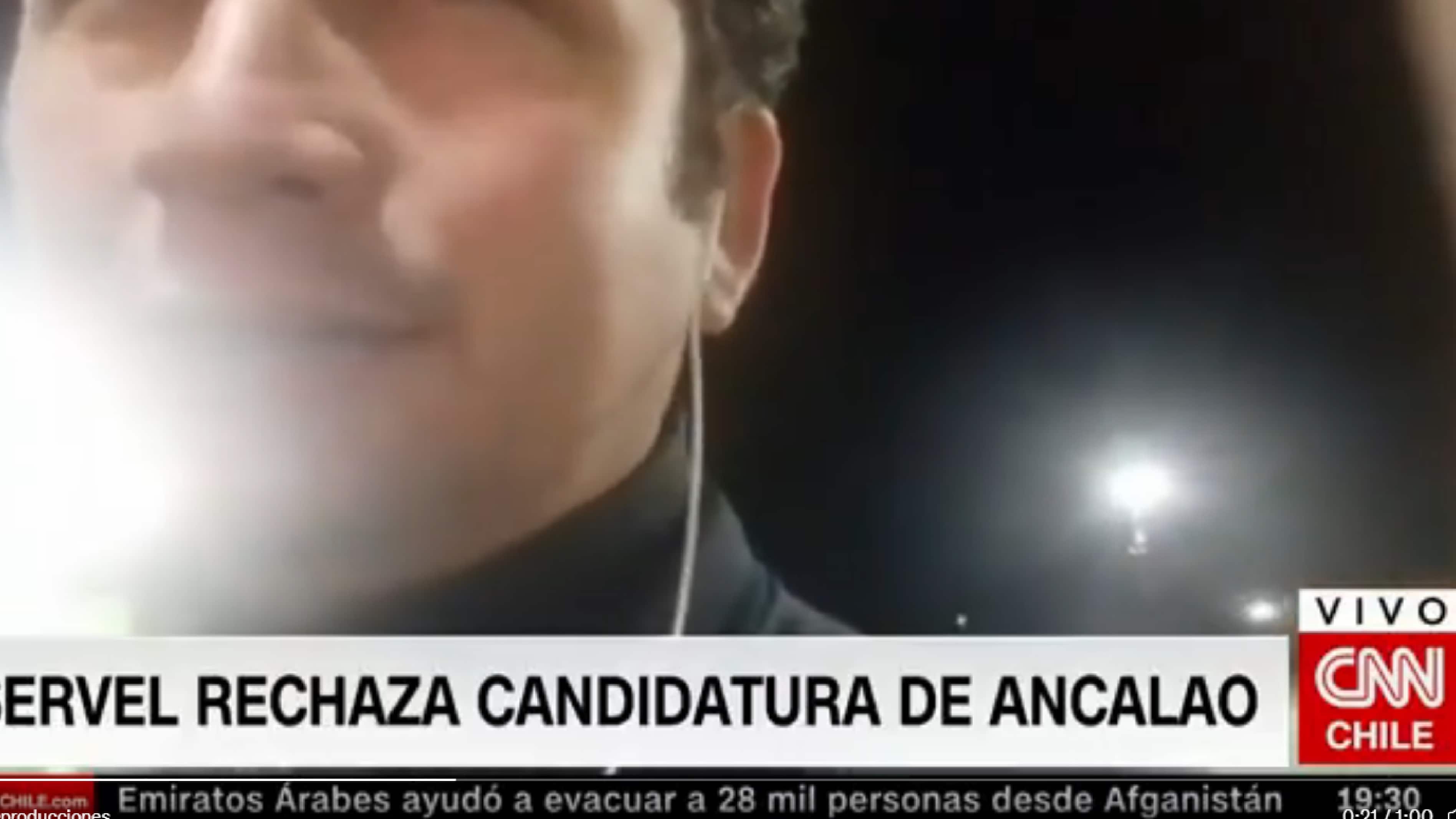 Diego Ancalao esta noche.