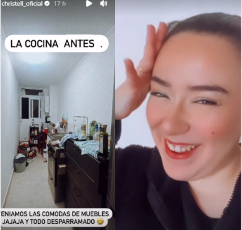 La cantante Christell Rodríguez compartió con sus seguidores su profunda alegría al mostrar cómo quedó la renovada cocina del departamento que compraron junto a su marido Roberto Parra en Viña del Mar.
Fue través de sus historias de Instagram que la exparticipante de “Aquí se Baila” subió una fotografía con el antes y después de la cocina, a la cual le colocaron muebles hechos a la medida, dando un aspecto totalmente moderno.
“Ya está lista. Estoy a punto de ponerme a llorar, porque está preciosa. Es algo que queríamos mucho y estábamos esperando hace rato. Somos muy afortunados de poder tenerla”, consignó Página 7.
Además, aclaró para los mal pensados, que todo salió producto de sus esfuerzos y no fue por canje.