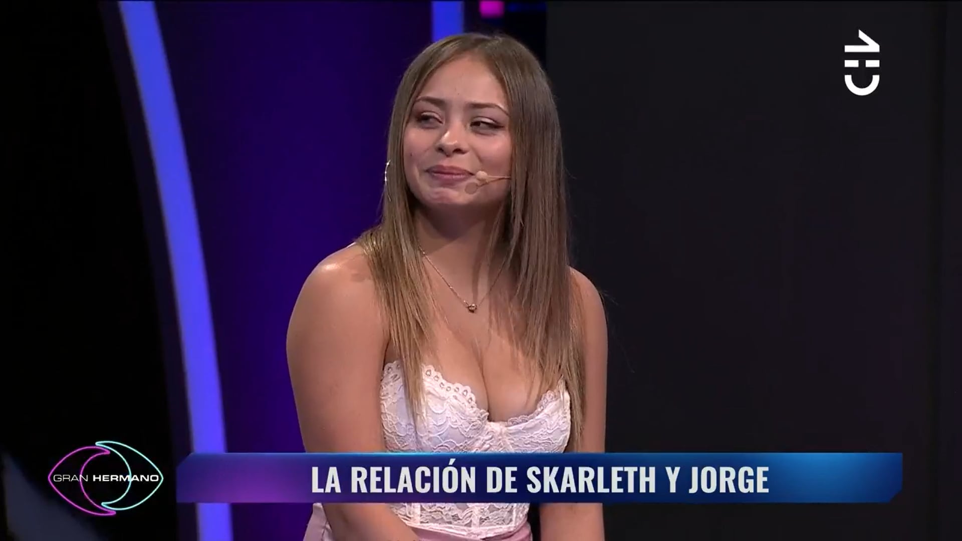 Skarleth en "Gran Hermano" | Captura