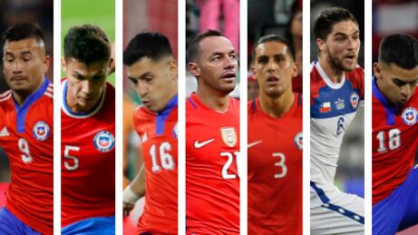 Meneses, Galdames, Baeza, Díaz, Roco, Sierralta y Vegas / AgenciaUno