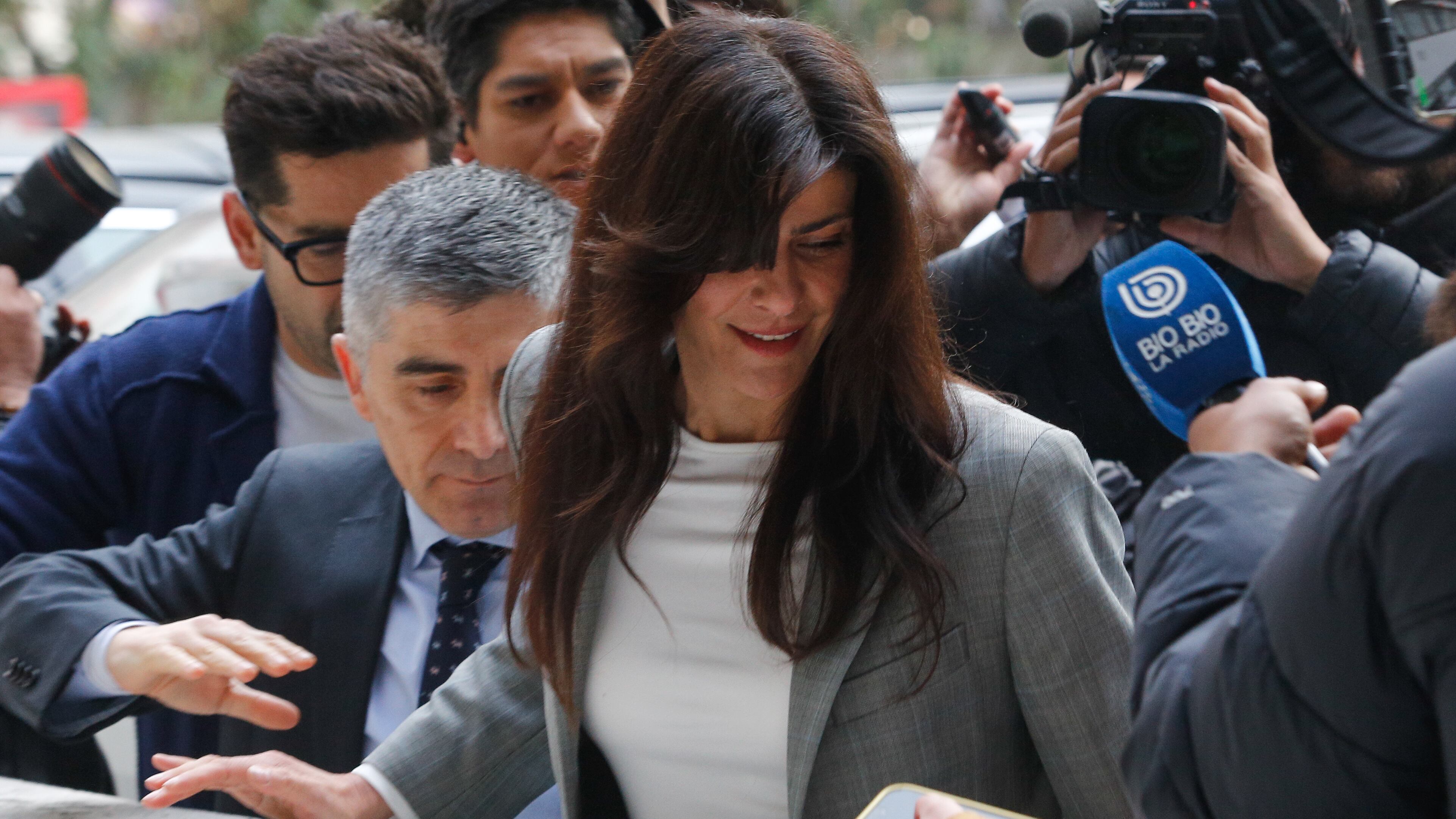 Tonka Tomicic llega a declarar a Fiscalía Oriente | FOTO: DIEGO MARTIN/AGENCIAUNO