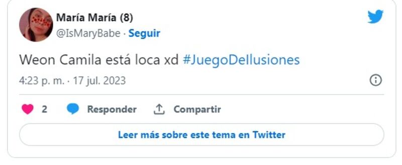 Captura de Twitter