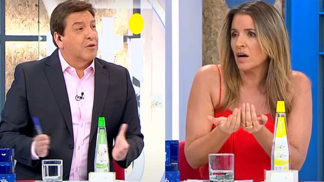 Monserrat Álvarez le dice a  Julio César Rodríguez que ojalá no entrevista a "Victor, la voz" en su programa La Junta.