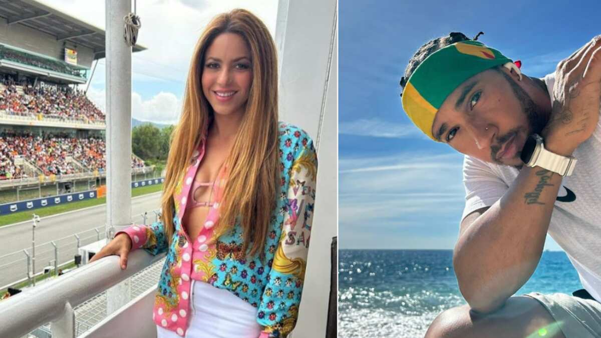 Shakira y Hamilton