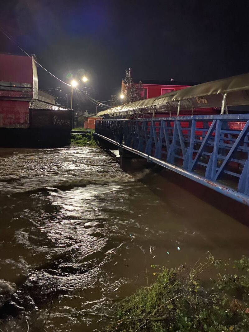 Lluvias en la zona sur