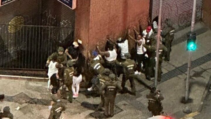 Imágenes captadas por vecinos