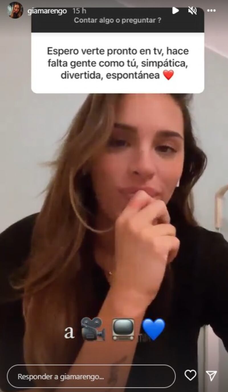 Gianella Marengo reconoció que volverá a Chile.