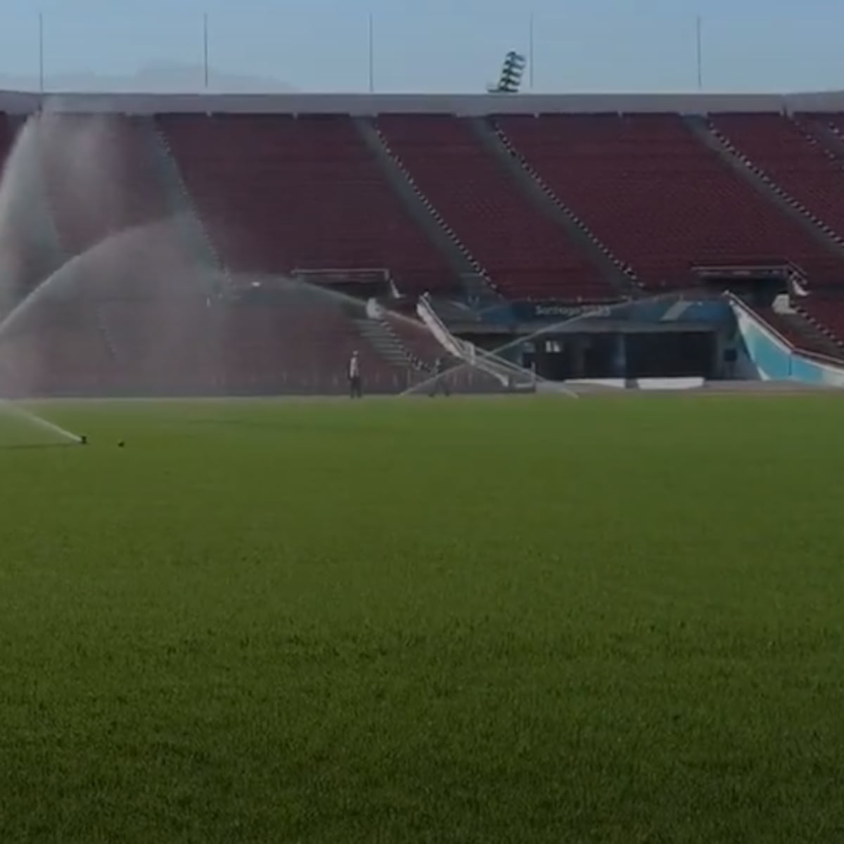 Estadio Nacional listo para el duelo Chile vs Ecuador Estadio Nacional listo para el duelo Chile vs Ecuador