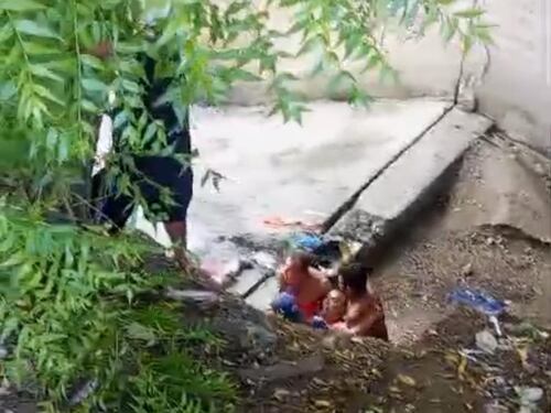 Hombre se arrojó a un precipicio con el objetivo de escapar de un intento de asesinato: el sicario lo siguió tirándose detrás