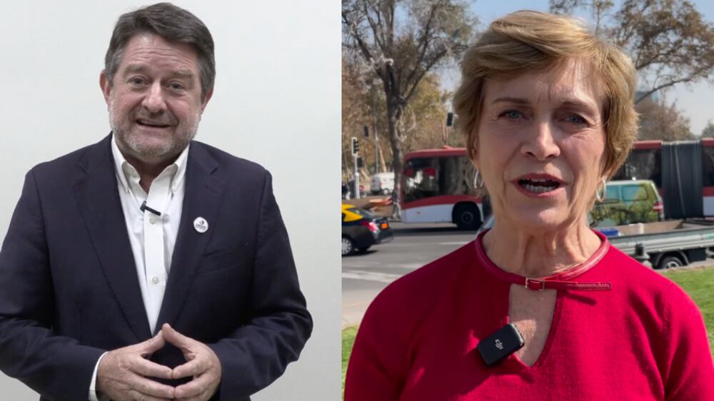 Claudio Orrego y Evelyn Matthei | Fuente: Gobernador e Instagram