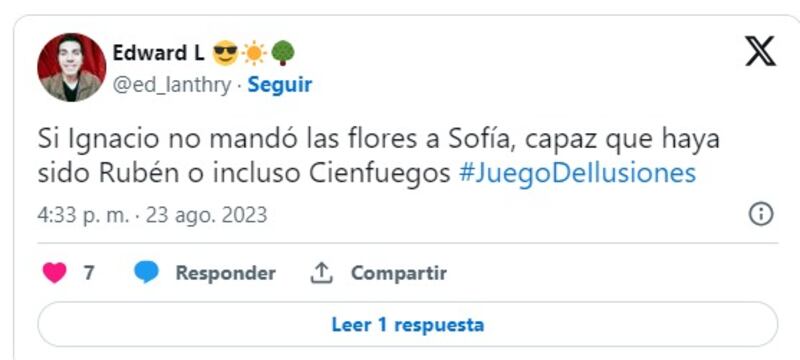 Captura de Twitter