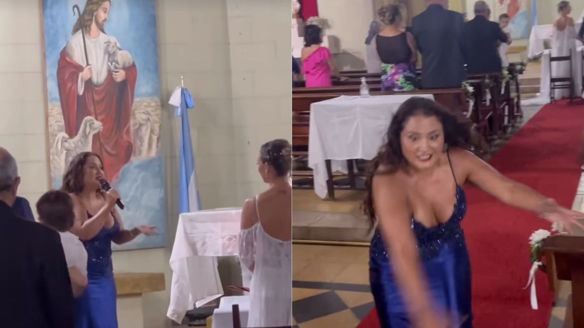 Pamela Leiva en el matrimonio de Andrea Dellacasa | Instagram