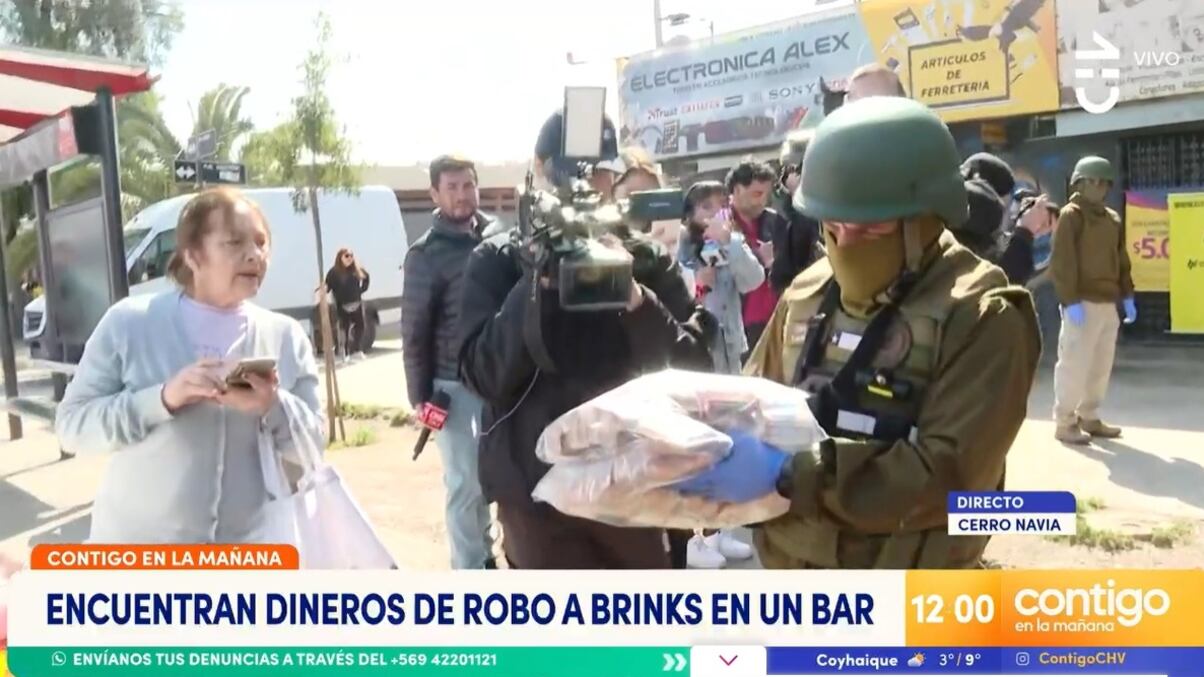 Las bolsas contenían alrededor de 20 millones de pesos cada una.