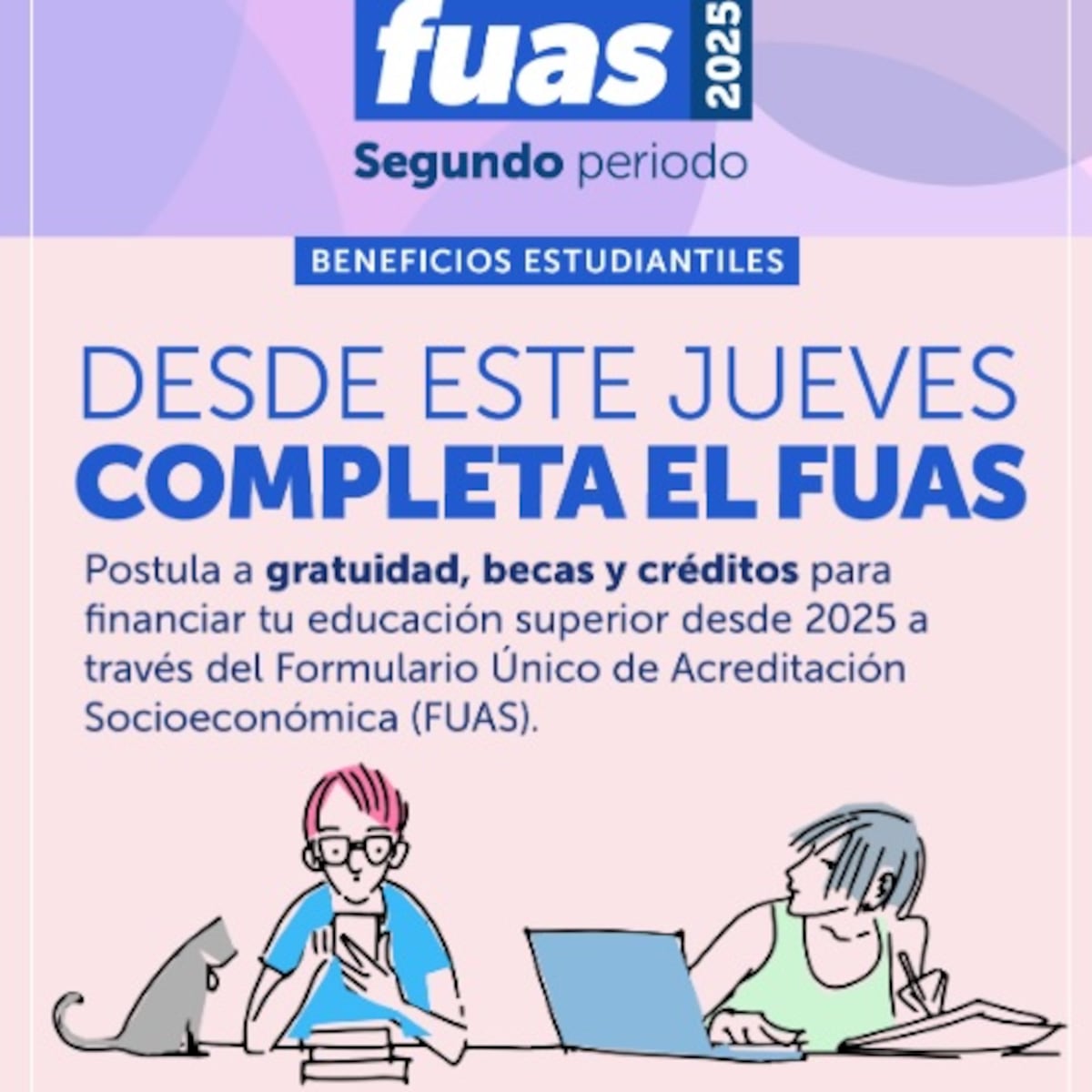 Inicia nueva etapa de postulación a beneficios estudiantiles Inicia nueva etapa de postulación a beneficios estudiantiles