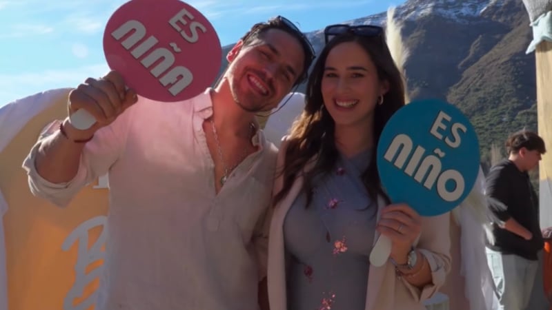 Pangal Andrade y Melina Noto revelaron el nombre y el sexo de su bebé: con una especial celebración con sus más cercanos