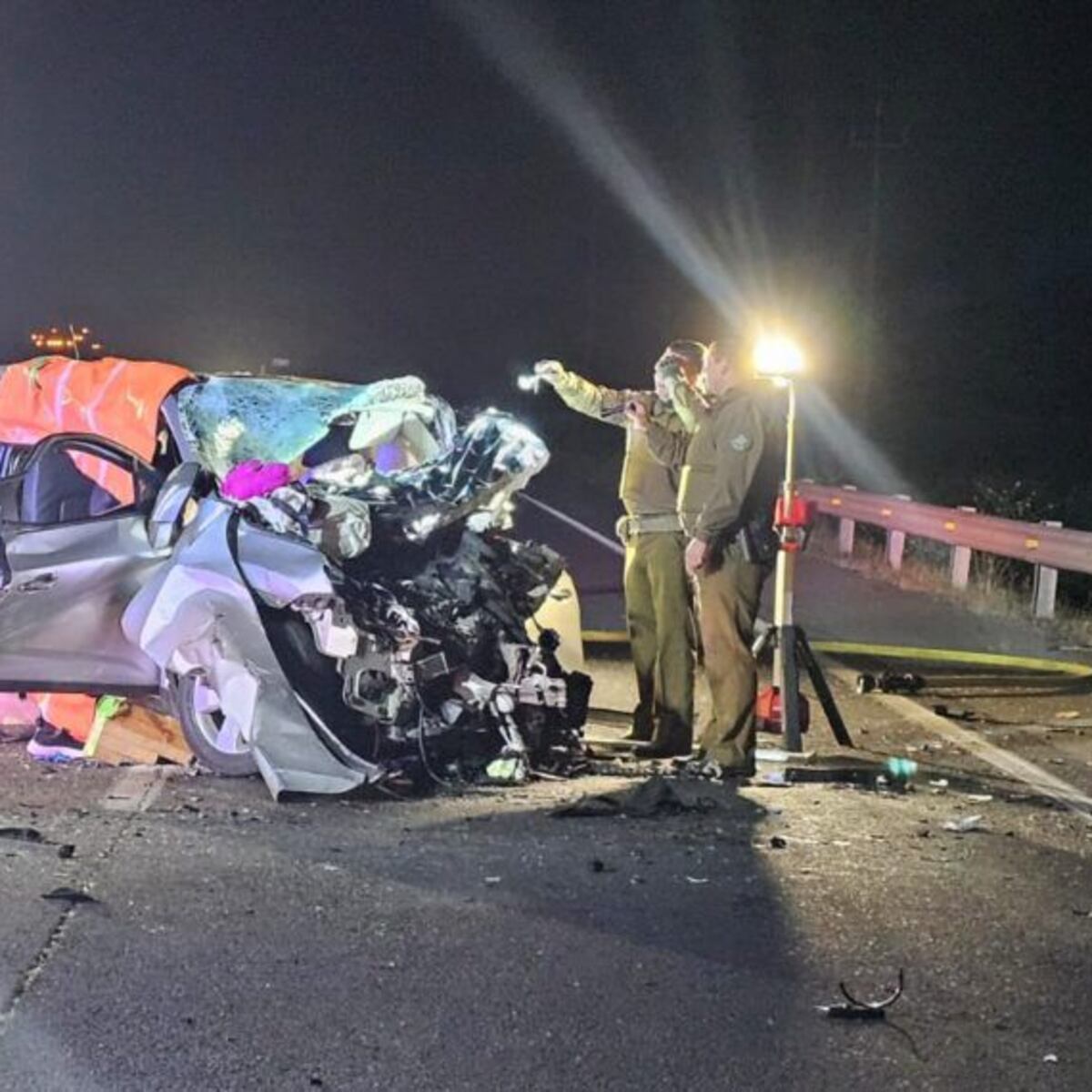 Choque frontal en Ruta del Itata deja cinco muertos y cuatro heridos Choque frontal en Ruta del Itata deja cinco muertos y cuatro heridos