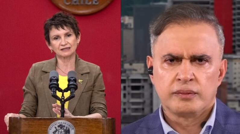 Carolina Tohá y Tarek William Saab | Captura: Instagram @carolina_toha y CNN