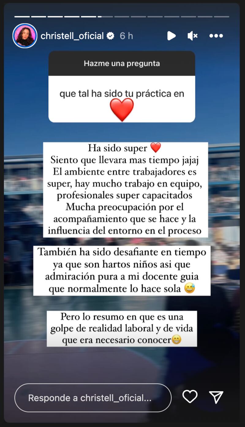 Historia de Christell Rodríguez | Fuente: Instagram