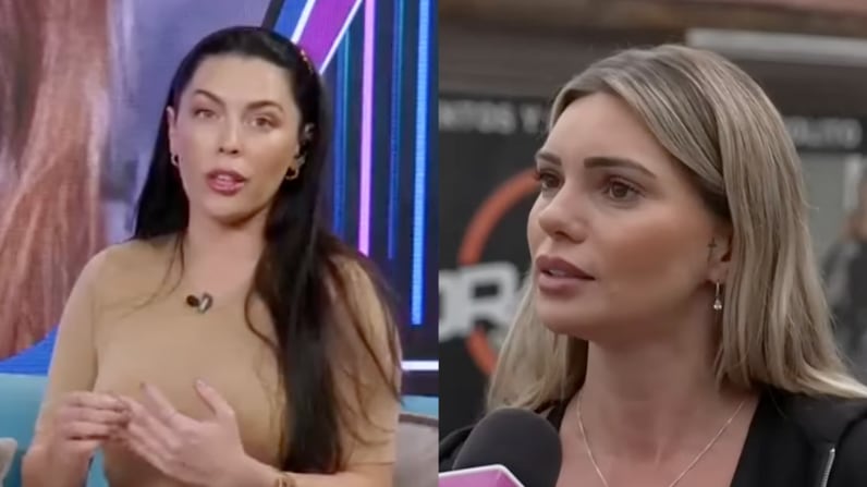 Daniela Aránguiz y Faloon Larraguibel | Captura: Sígueme y Hay que decirlo