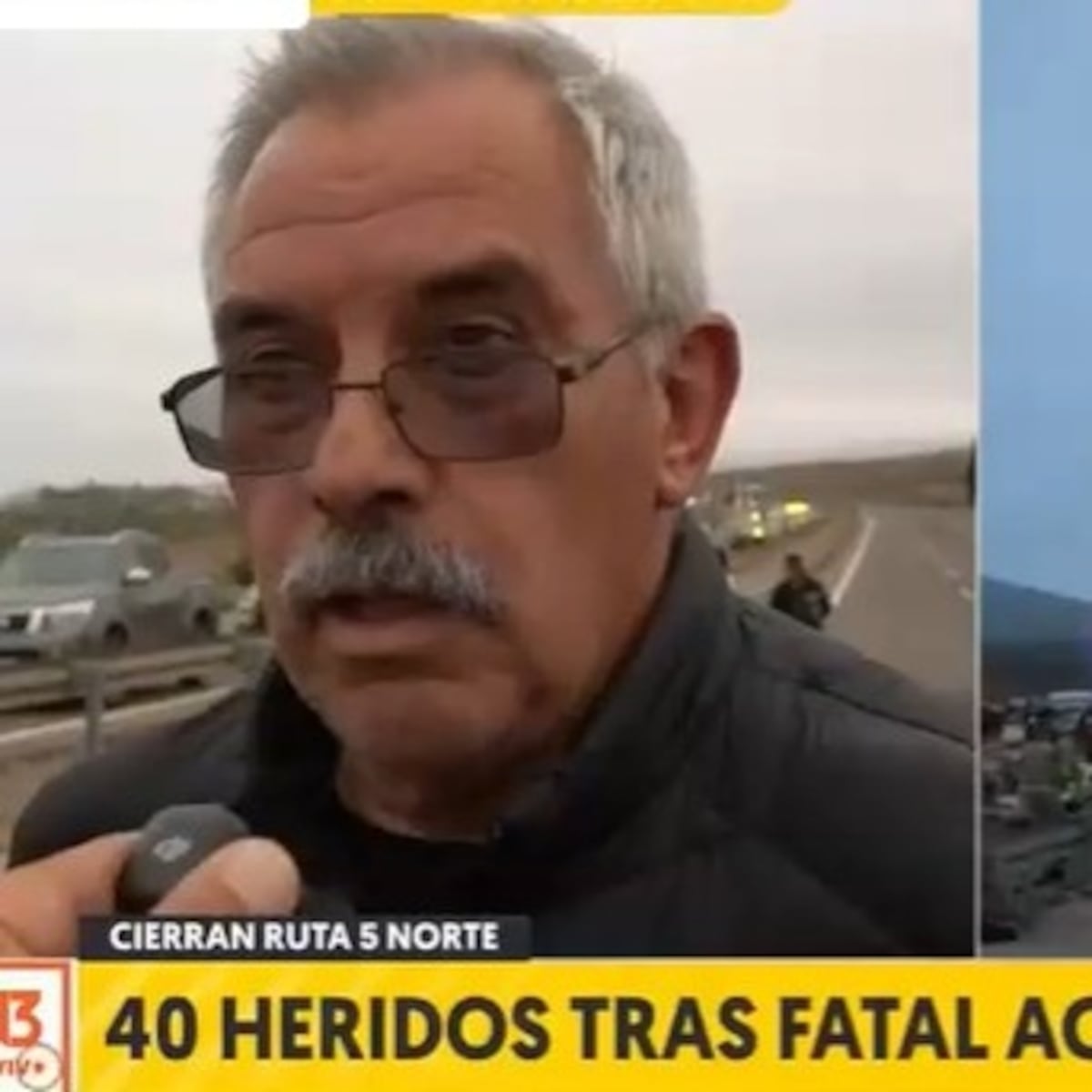 Chofer relata impactante accidente en Ruta 5 Norte Chofer relata impactante accidente en Ruta 5 Norte